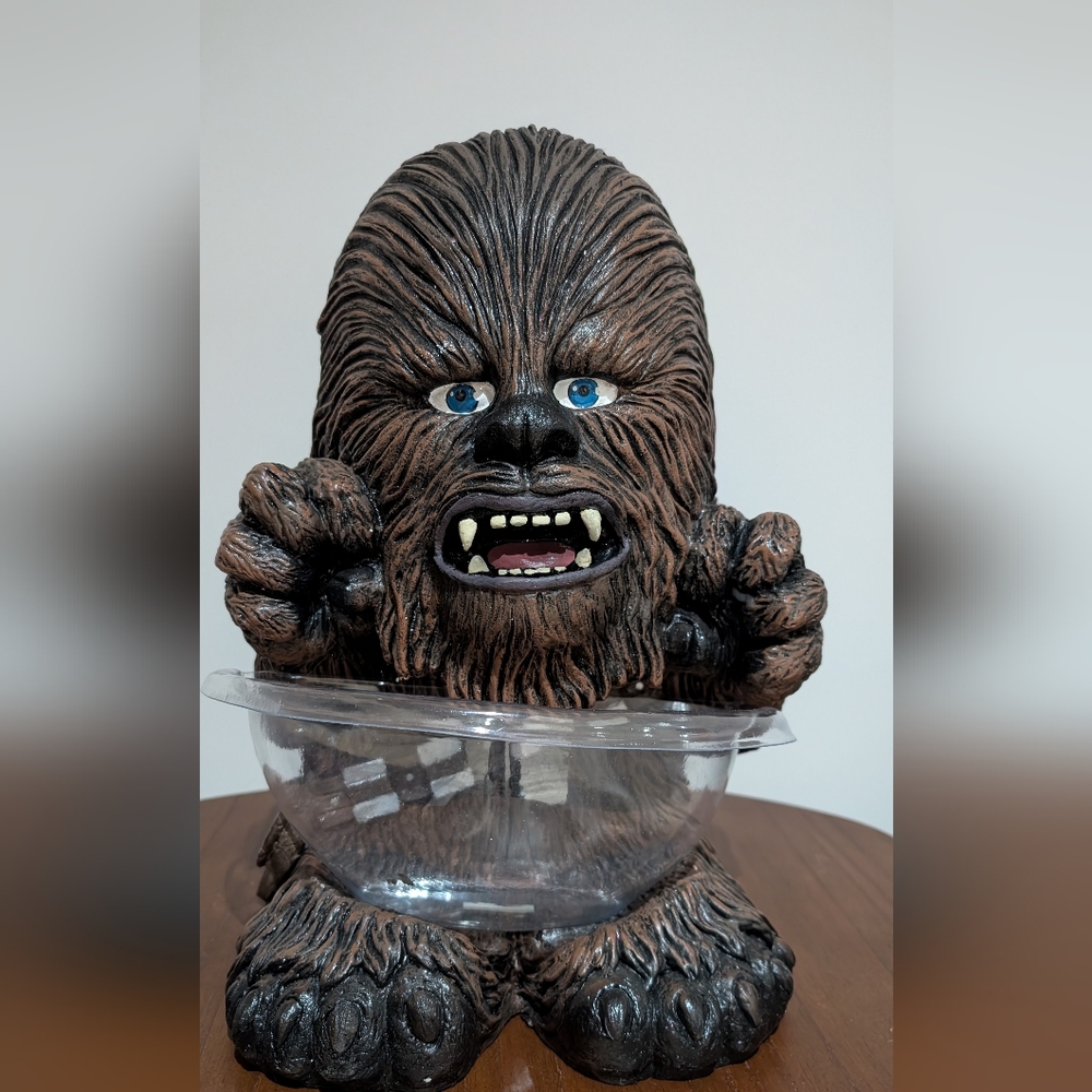 Chewbacca Starwars Candy Halloween Bowl Holder Decor